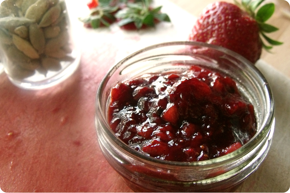 Foodista Recipes, Cooking Tips, and Food News Spiced strawberry jam